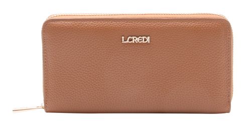 L.CREDI Perla Zip Around Wallet Cognac L.CREDI Perla Zip Around Wallet Cognac