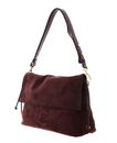 COCCINELLE Lidia Handbag Suede Leather / Smooth Leather Berry / Berry