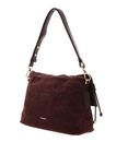 COCCINELLE Lidia Handbag Suede Leather / Smooth Leather Berry / Berry