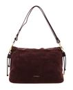 COCCINELLE Lidia Handbag Suede Leather / Smooth Leather Berry / Berry