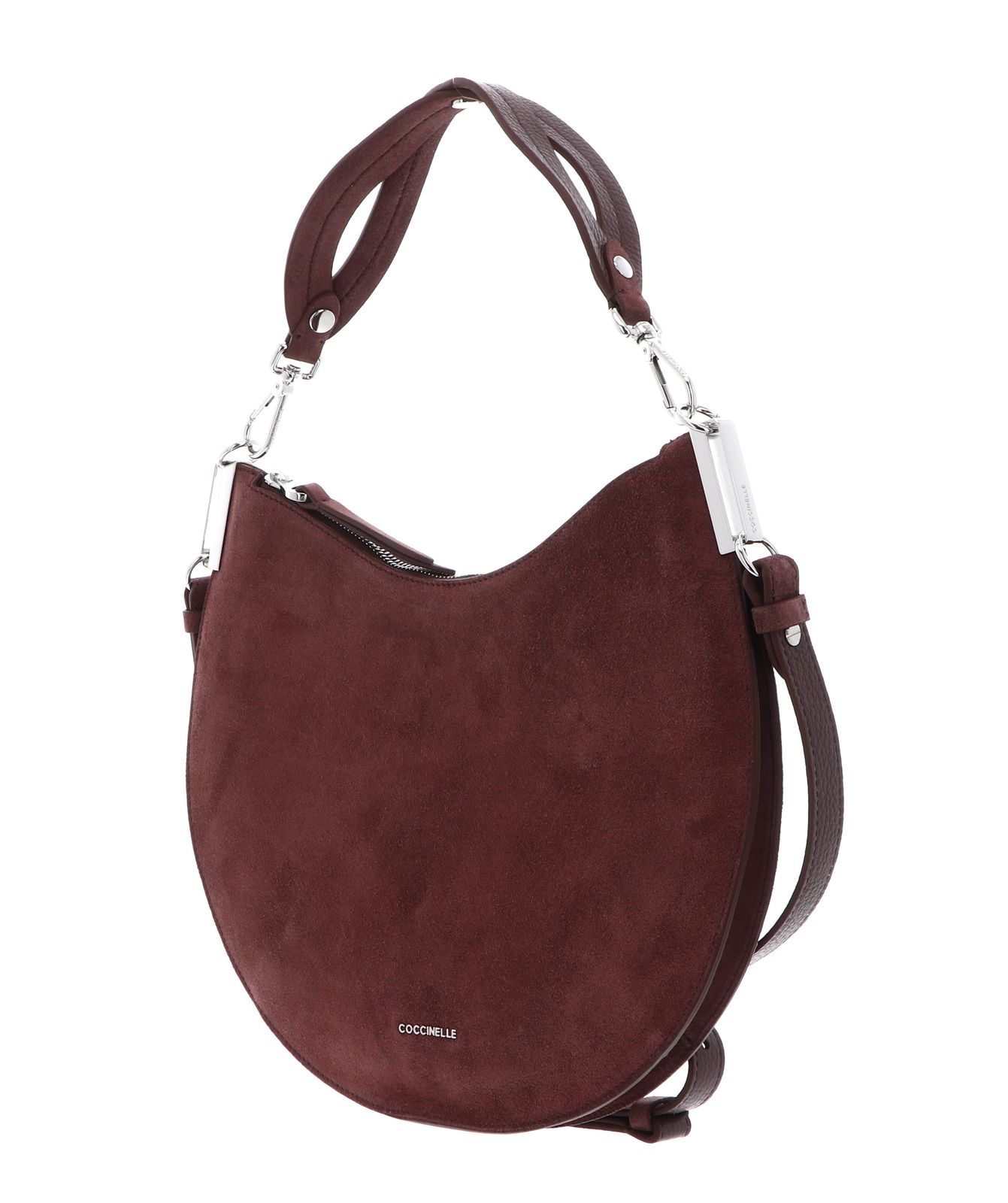 COCCINELLE Sunup Handbag Suede Leather Berry COCCINELLE Sunup Handbag Suede Leather Berry