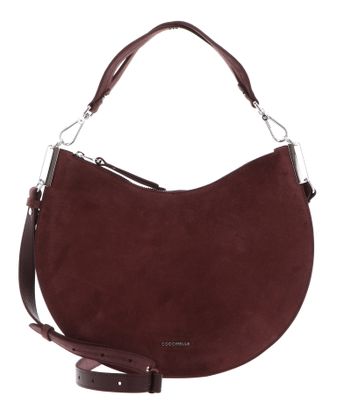COCCINELLE Sunup Handbag Suede Leather Berry COCCINELLE Sunup Handbag Suede Leather Berry