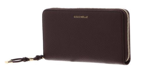 COCCINELLE Pansy Wallet Grained Leather Berry COCCINELLE Pansy Wallet Grained Leather Berry
