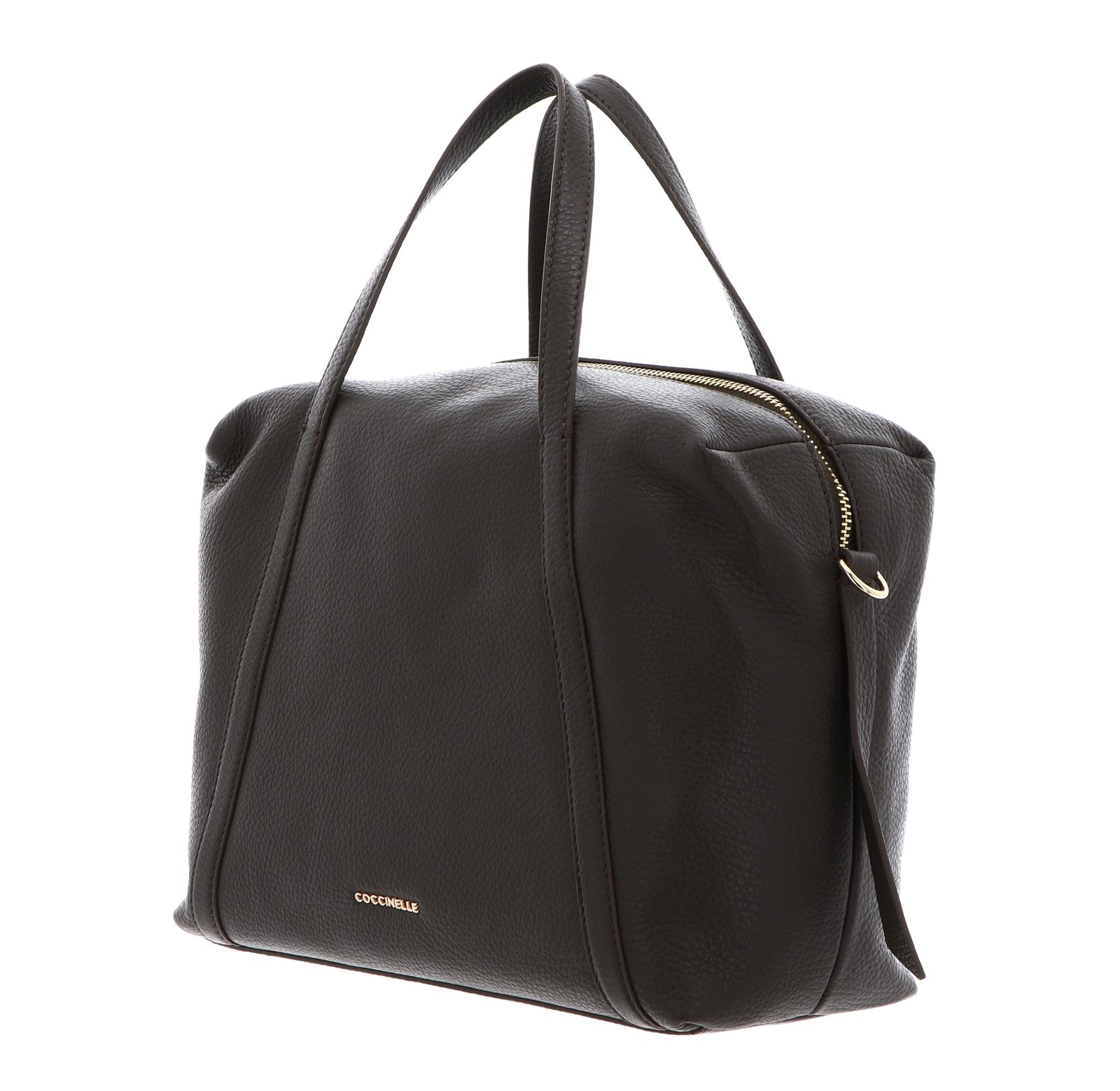 COCCINELLE Nory Grained Leather Handbag Fango COCCINELLE Nory Grained Leather Handbag Fango