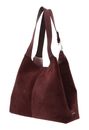 COCCINELLE C-Easy Suede Handbag Berry / Berry COCCINELLE C-Easy Suede Handbag Berry / Berry
