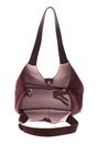 COCCINELLE C-Easy Suede Handbag Berry / Berry COCCINELLE C-Easy Suede Handbag Berry / Berry