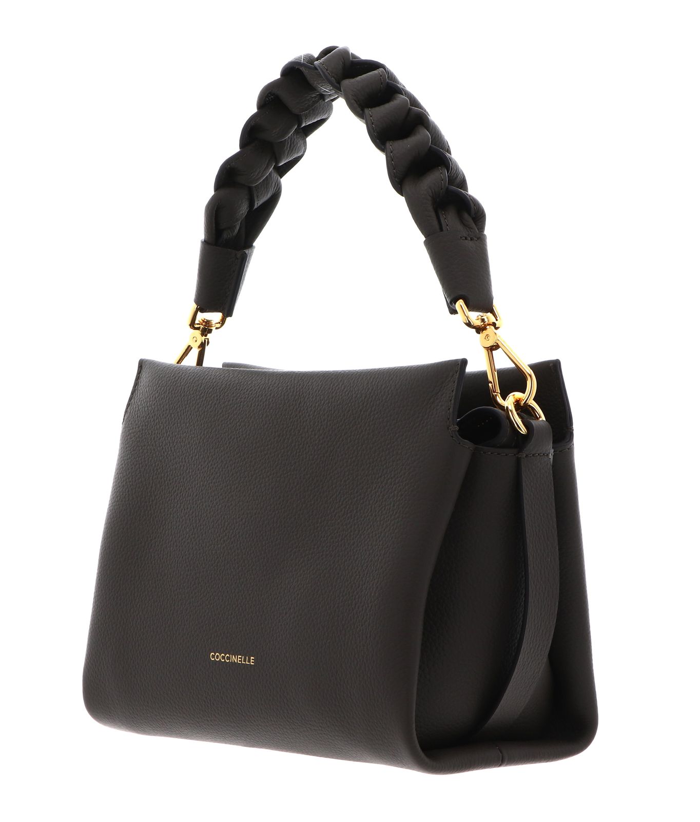 COCCINELLE Boheme Grana Double Crossbody Double Grainy Leather Fango / Honey COCCINELLE Boheme Grana Double Crossbody Double Grainy Leather Fango / Honey