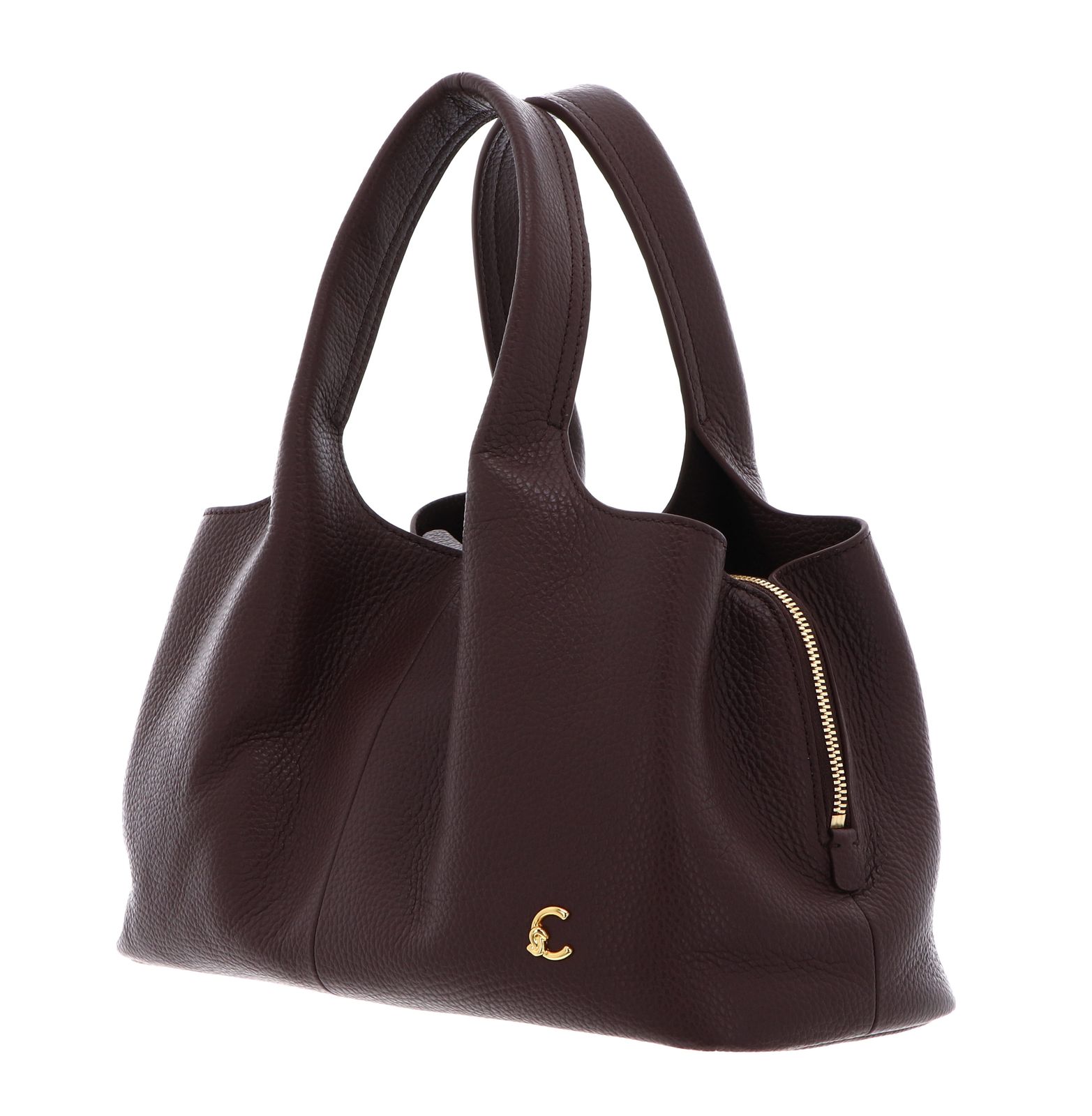 COCCINELLE Nell Handbag Grained Leather Berry COCCINELLE Nell Handbag Grained Leather Berry