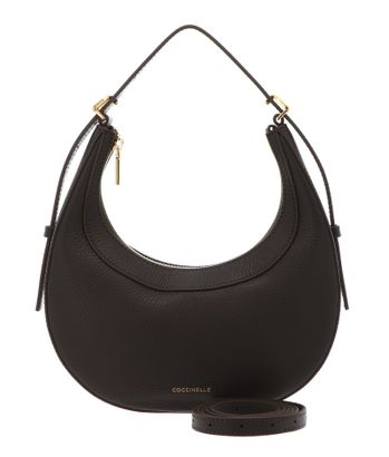 COCCINELLE Whisper Grained Leather Mini Bag Fango