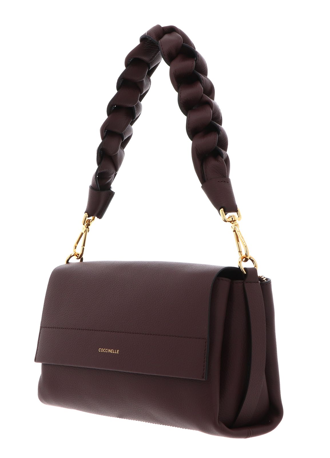 COCCINELLE Boheme Grana Double Shoulder Bag Berry / Wint. Rose COCCINELLE Boheme Grana Double Shoulder Bag Berry / Wint. Rose