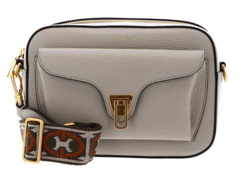 COCCINELLE Beat Soft Ribb Crossbody Bag Grained Leather Eucalipto COCCINELLE Beat Soft Ribb Crossbody Bag Grained Leather Eucalipto