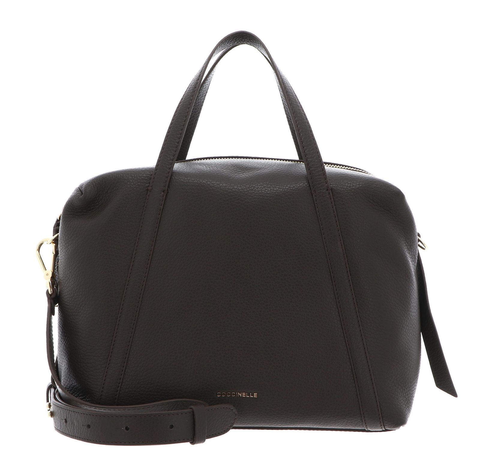 COCCINELLE Nory Grained Leather Handbag Berry