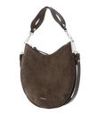 COCCINELLE Sunup Handbag Suede Leather Fango COCCINELLE Sunup Handbag Suede Leather Fango