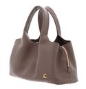 COCCINELLE Nell Handbag Grained Leather Warm Taupe COCCINELLE Nell Handbag Grained Leather Warm Taupe