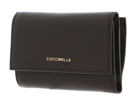 COCCINELLE Metallic Soft Wallet Grainy Leather Fango