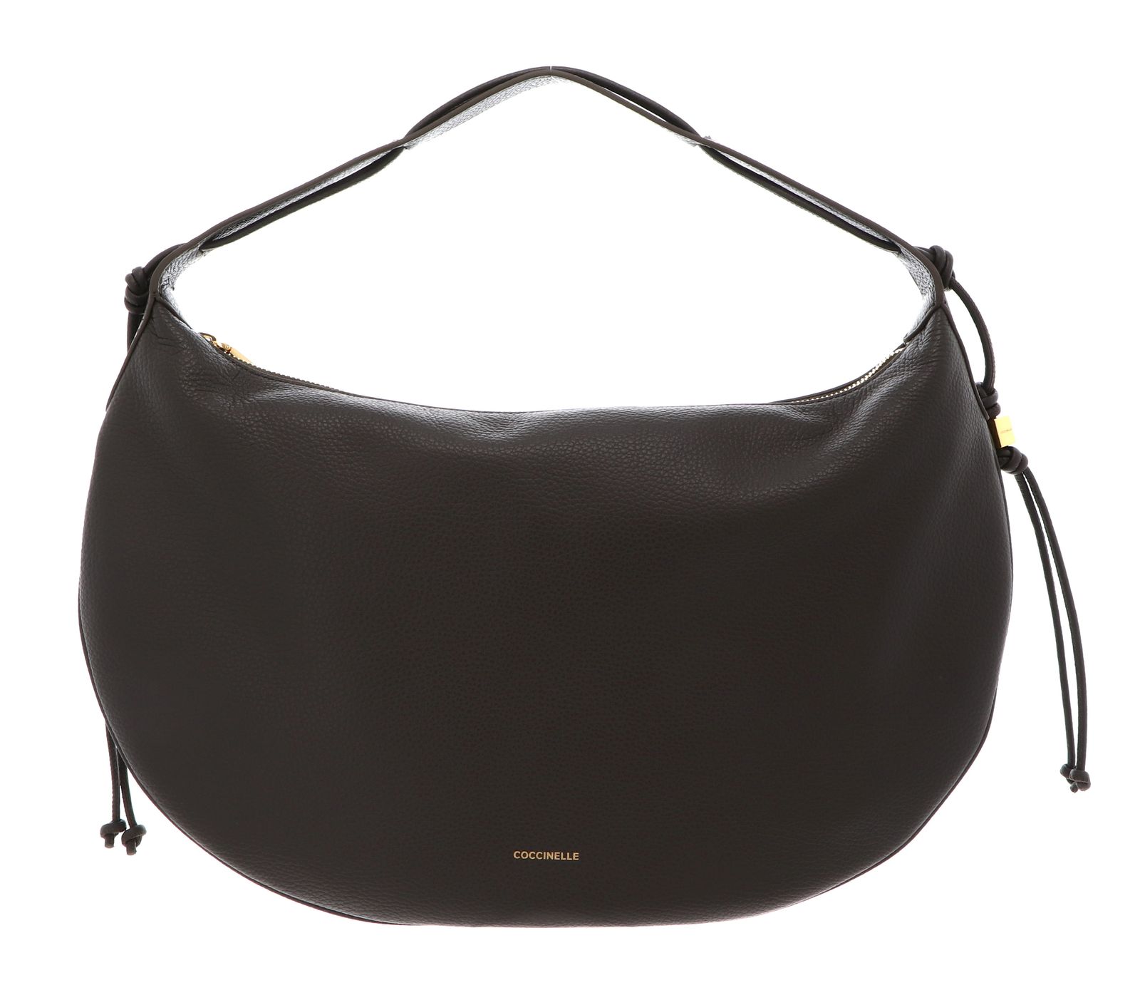 COCCINELLE Thess Shoulder Bag Grained Leather Fango