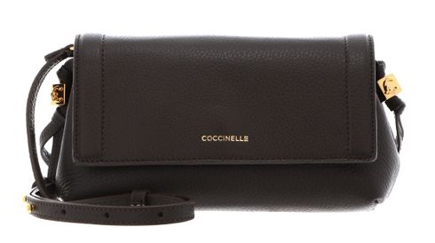 COCCINELLE Thess Mini Bag Grained Leather Fango COCCINELLE Thess Mini Bag Grained Leather Fango