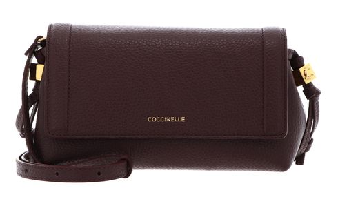 COCCINELLE Thess Mini Bag Grained Leather Berry COCCINELLE Thess Mini Bag Grained Leather Berry