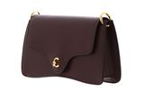 COCCINELLE C-Me Calf Hi-Tech Crossbody Bag Berry