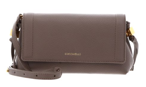 COCCINELLE Thess Mini Bag Grained Leather Warm Taupe COCCINELLE Thess Mini Bag Grained Leather Warm Taupe
