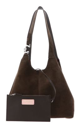 COCCINELLE C-Easy Suede Handbag Fango / Fango COCCINELLE C-Easy Suede Handbag Fango / Fango