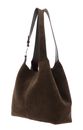 COCCINELLE C-Easy Suede Handbag Fango / Fango