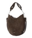 COCCINELLE Sunup Handbag Suede Leather Fango COCCINELLE Sunup Handbag Suede Leather Fango