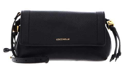 COCCINELLE Thess Mini Bag Grained Leather Noir COCCINELLE Thess Mini Bag Grained Leather Noir