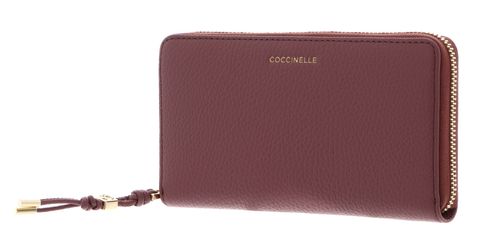 COCCINELLE Pansy Wallet Grained Leather Winter Rose COCCINELLE Pansy Wallet Grained Leather Winter Rose
