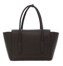 COCCINELLE Double Beat Grained Leather Handbag Fango COCCINELLE Double Beat Grained Leather Handbag Fango