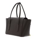 COCCINELLE Double Beat Grained Leather Handbag Fango COCCINELLE Double Beat Grained Leather Handbag Fango