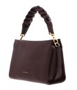 COCCINELLE Boheme Grana Double Crossbody Double Grainy Leather Berry / Wint. Rose