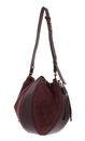 COCCINELLE Boom Handbag Grained Leather / Suede Leather Berry / Berry