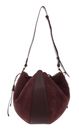 COCCINELLE Boom Handbag Grained Leather / Suede Leather Berry / Berry