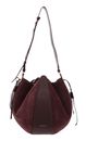 COCCINELLE Boom Handbag Grained Leather / Suede Leather Berry / Berry