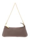 COCCINELLE C-Me Chain Mini Bag Grained Leather Warm Taupe COCCINELLE C-Me Chain Mini Bag Grained Leather Warm Taupe