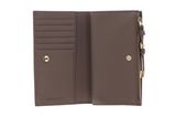COCCINELLE Pansy Wallet Grained Leather Warm Taupe COCCINELLE Pansy Wallet Grained Leather Warm Taupe