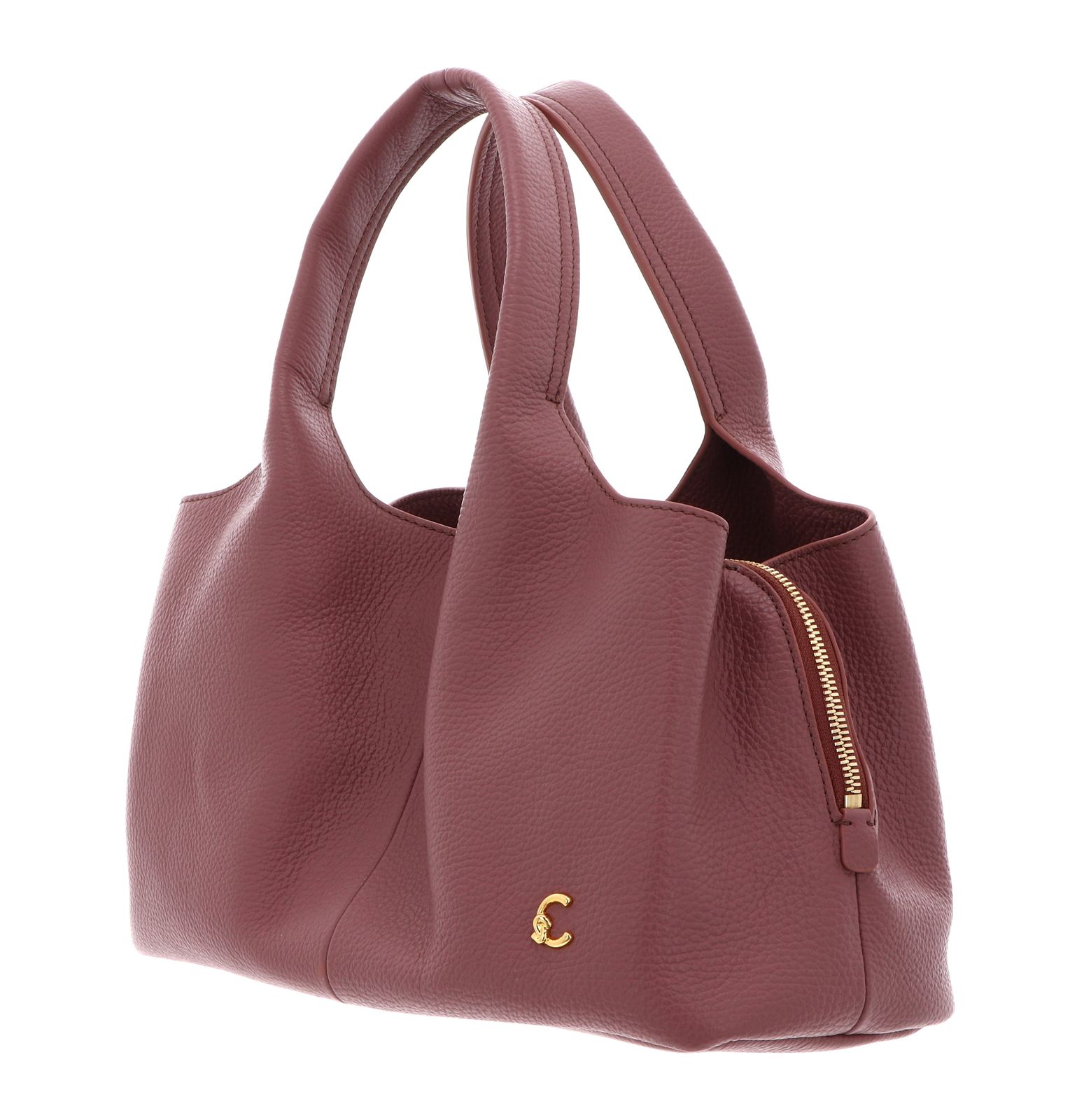 COCCINELLE Nell Handbag Grained Leather Winter Rose COCCINELLE Nell Handbag Grained Leather Winter Rose