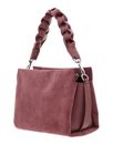 COCCINELLE Boheme Handbag Suede Grainy Leather Wint. Rose / W. Ros COCCINELLE Boheme Handbag Suede Grainy Leather Wint. Rose / W. Ros