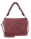COCCINELLE Boheme Handbag Suede Grainy Leather Wint. Rose / W. Ros COCCINELLE Boheme Handbag Suede Grainy Leather Wint. Rose / W. Ros