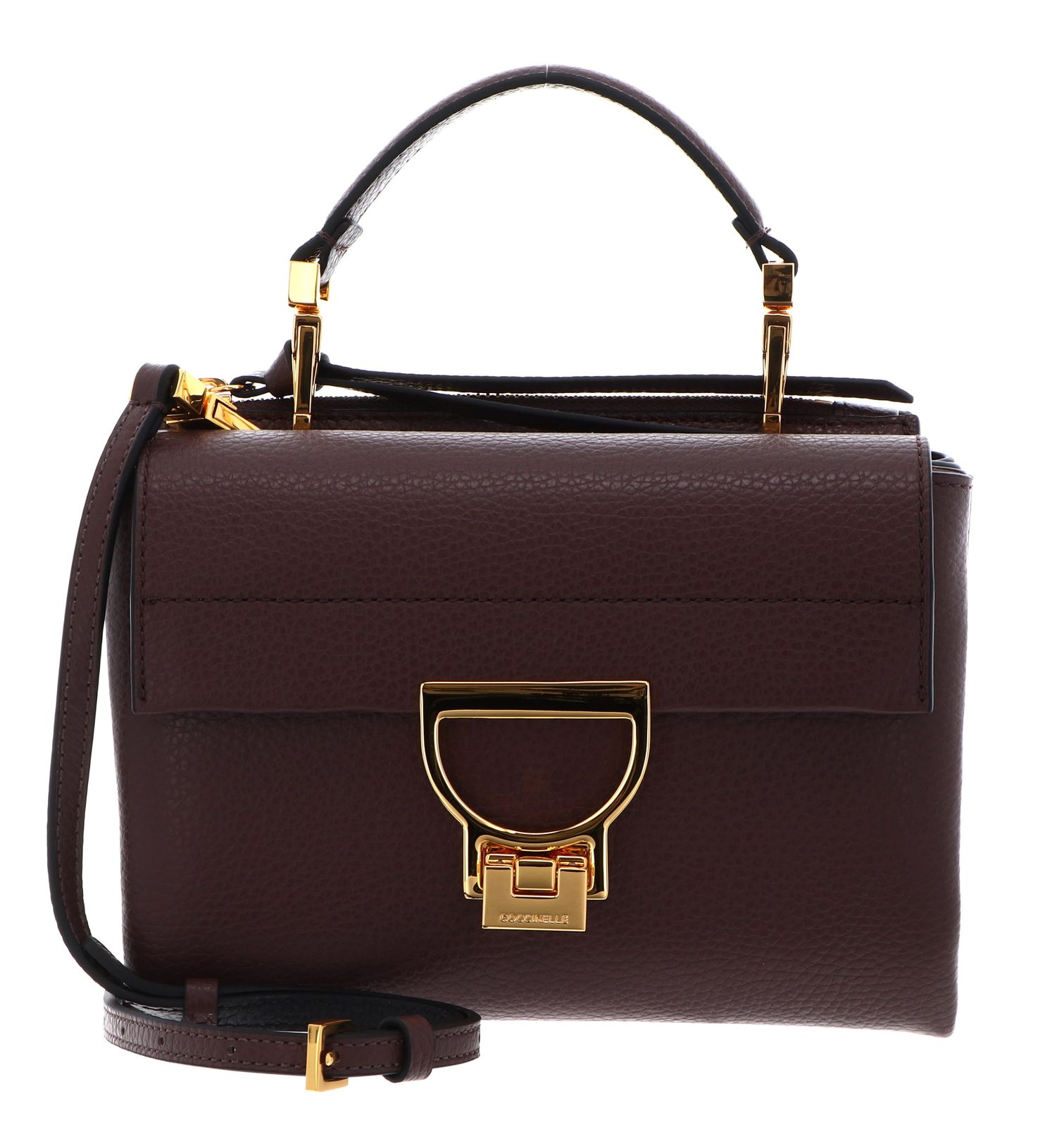 COCCINELLE Arlettis Handbag Grainy Leather Berry