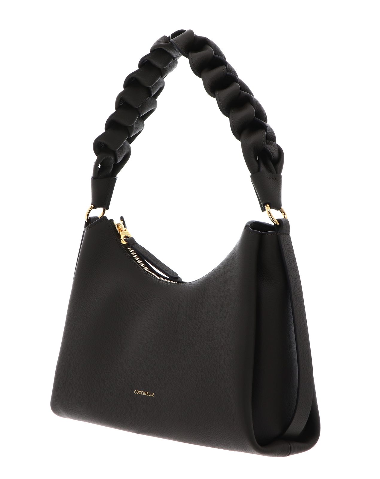 COCCINELLE Boheme Grana Double Shoulder Bag M Fango / Honey COCCINELLE Boheme Grana Double Shoulder Bag M Fango / Honey