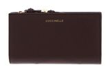 COCCINELLE Pansy Wallet Grained Leather Berry COCCINELLE Pansy Wallet Grained Leather Berry