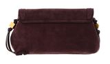 COCCINELLE Thess Mini Bag Suede Leather / Grained Leather Berry / Berry COCCINELLE Thess Mini Bag Suede Leather / Grained Leather Berry / Berry