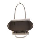 COCCINELLE Double Beat Grained Leather Handbag Eucalipto