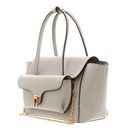 COCCINELLE Double Beat Grained Leather Handbag Eucalipto