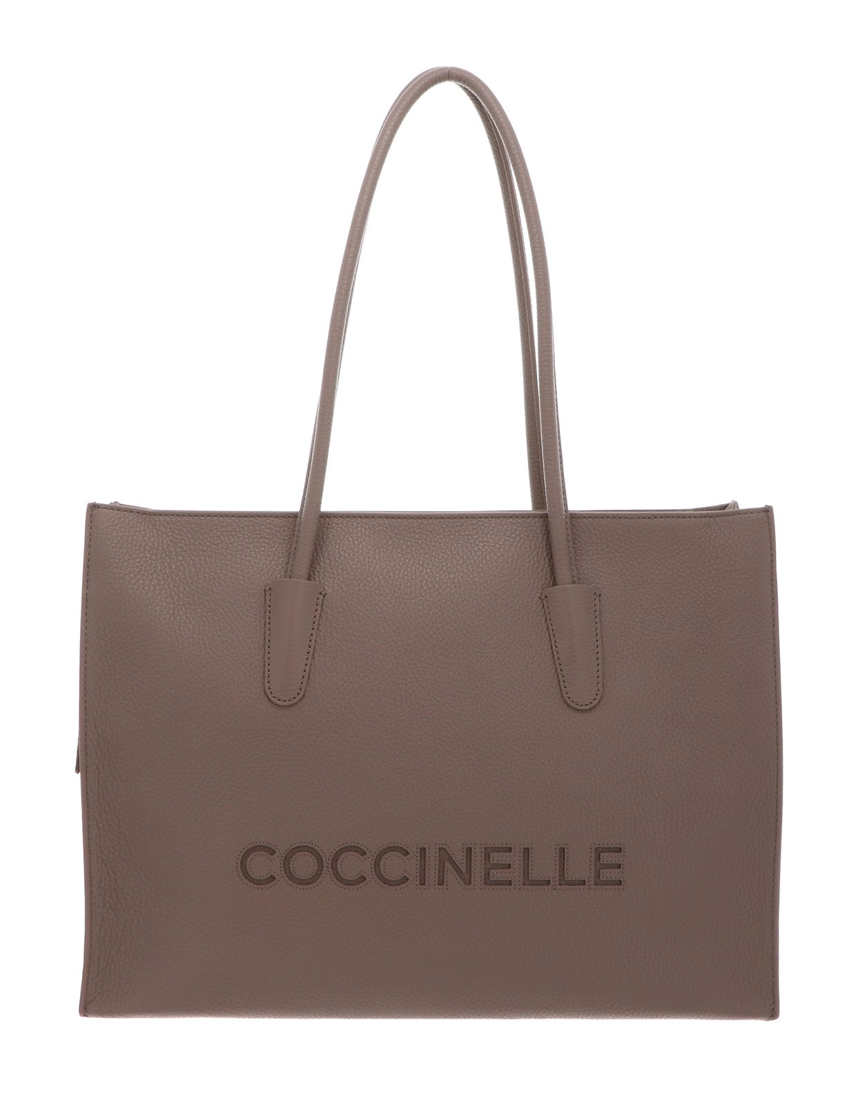 COCCINELLE Myrtha26 Handbag Grained Leather Warm Taupe