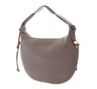 COCCINELLE Thess Shoulder Bag Grained Leather Warm Taupe