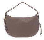 COCCINELLE Thess Shoulder Bag Grained Leather Warm Taupe