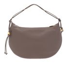 COCCINELLE Thess Shoulder Bag Grained Leather Warm Taupe